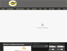 Tablet Screenshot of cendeluxehotel.com